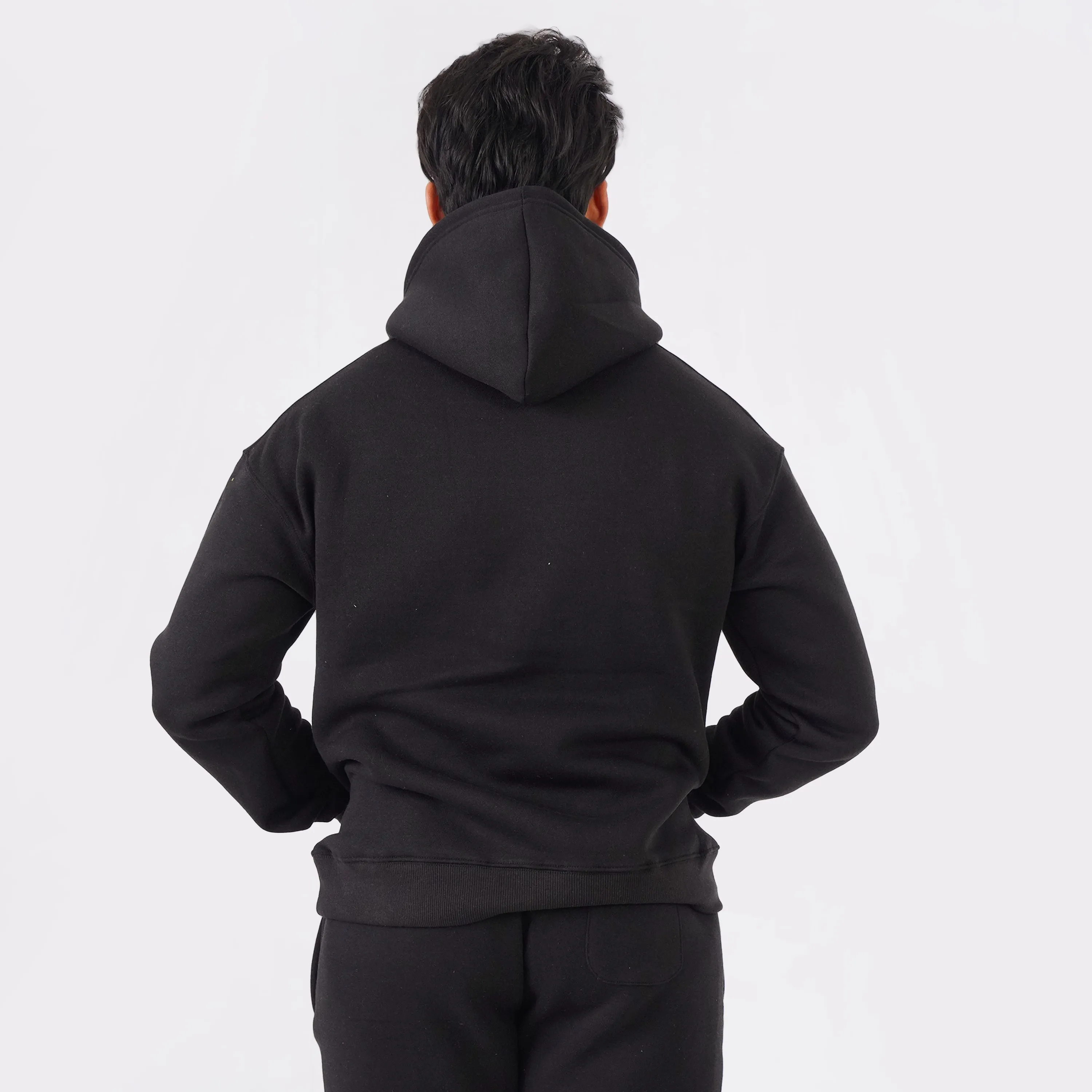 Core Comfort Oversized Tracksuit - Black