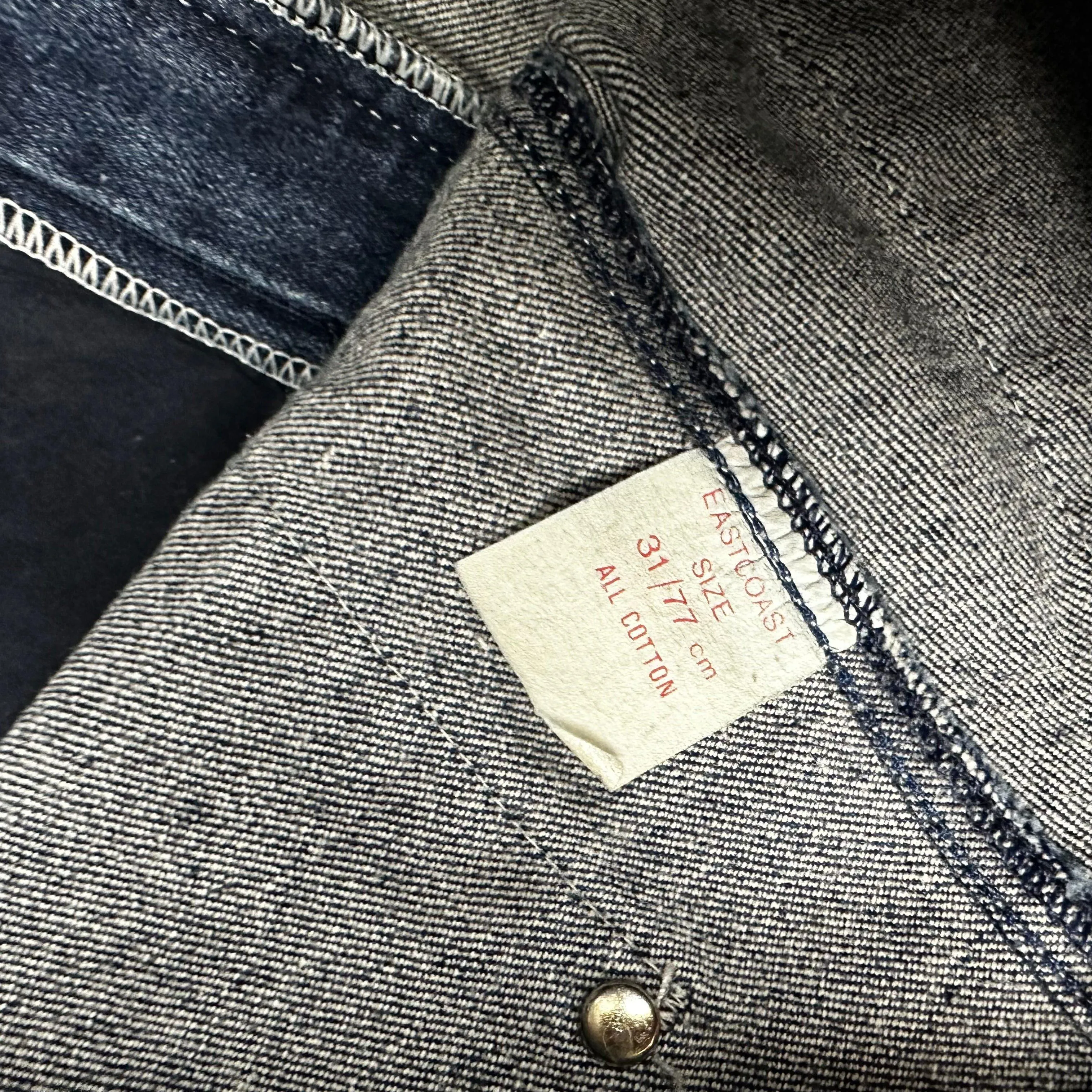 Eastcoast 1980's High Waisted Slim Ladies Jeans - Suit Size 10