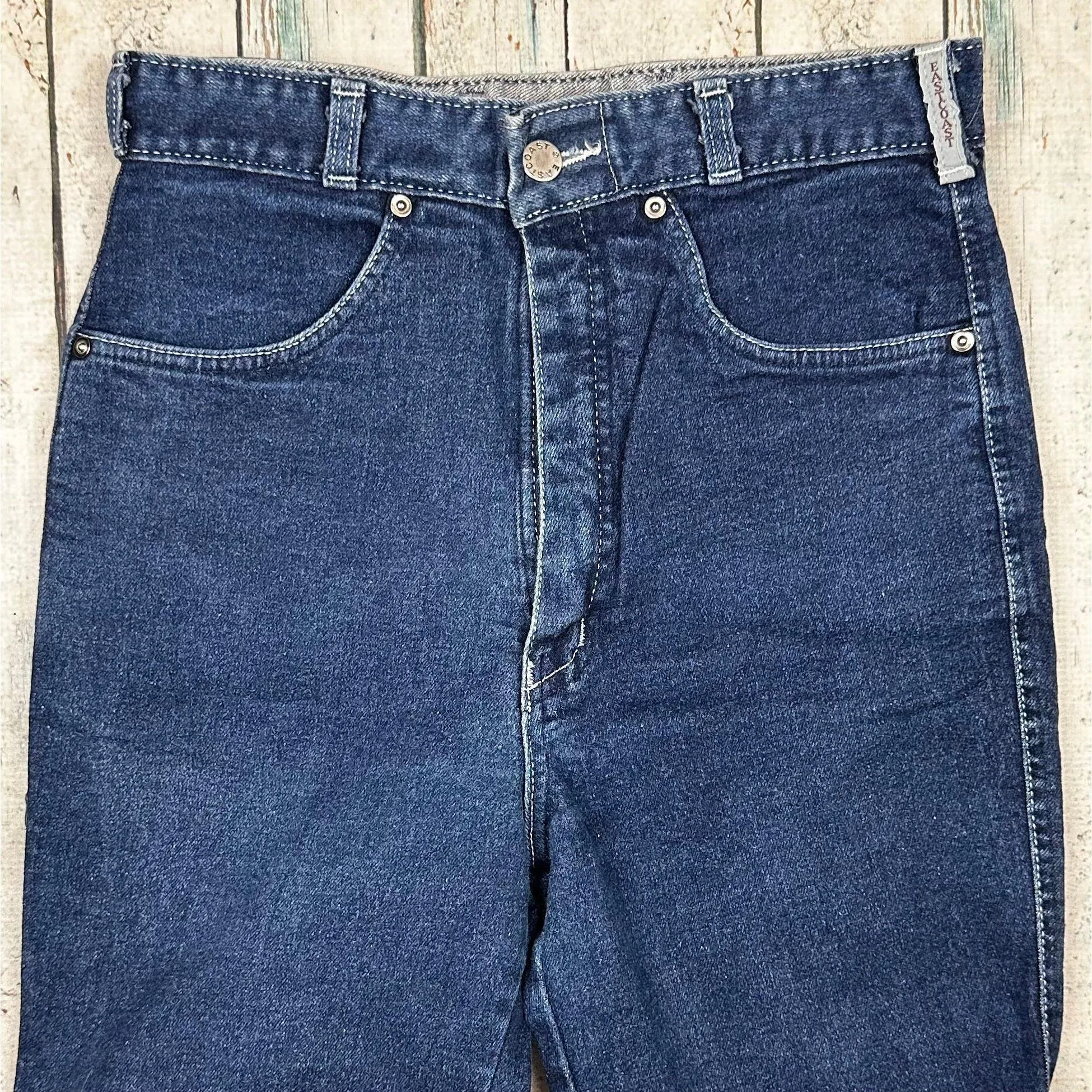 Eastcoast 1980's High Waisted Slim Ladies Jeans - Suit Size 10