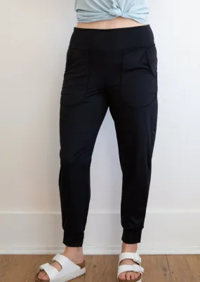 Full-Length Jogger in Black