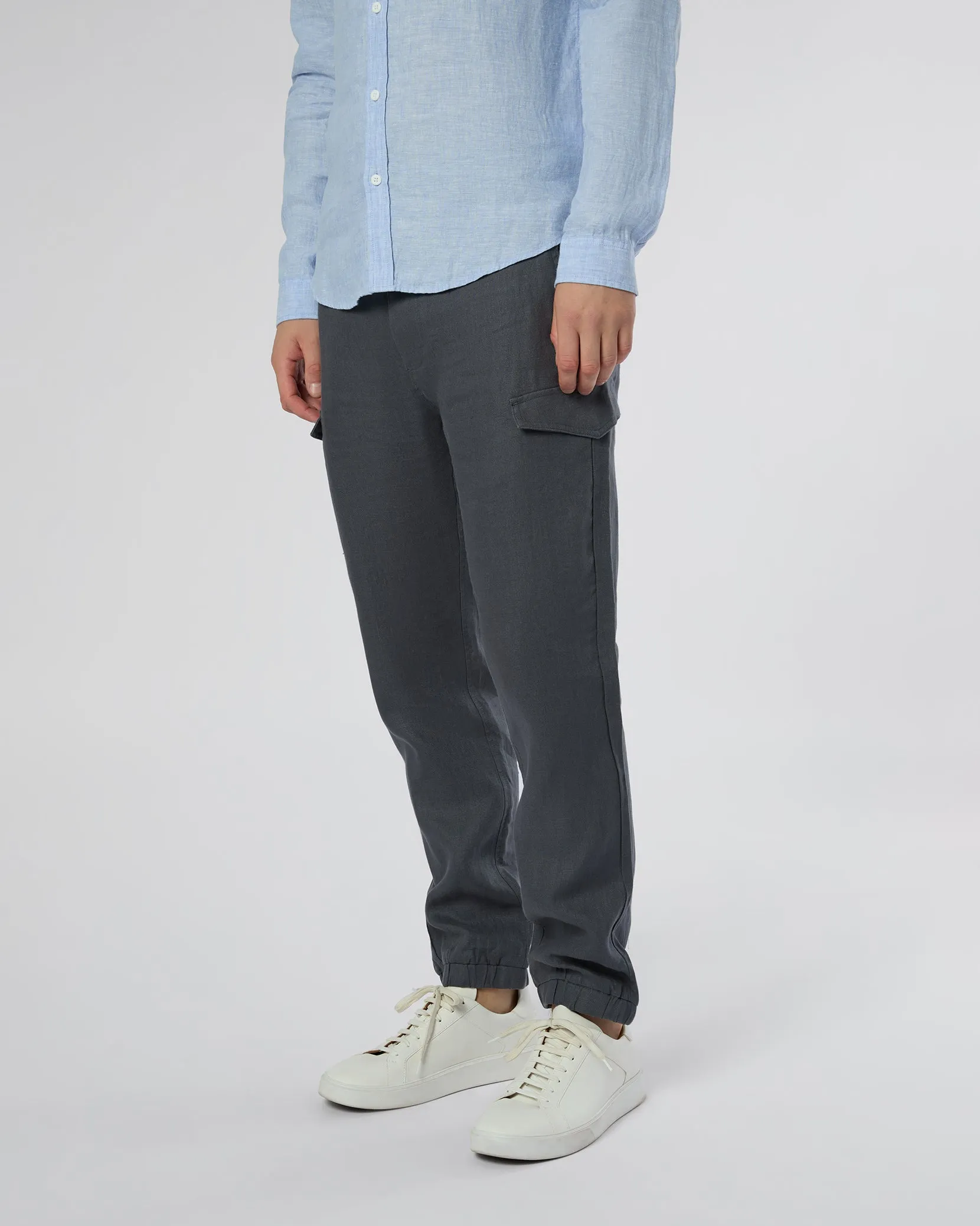 Linen Cargo Jogger