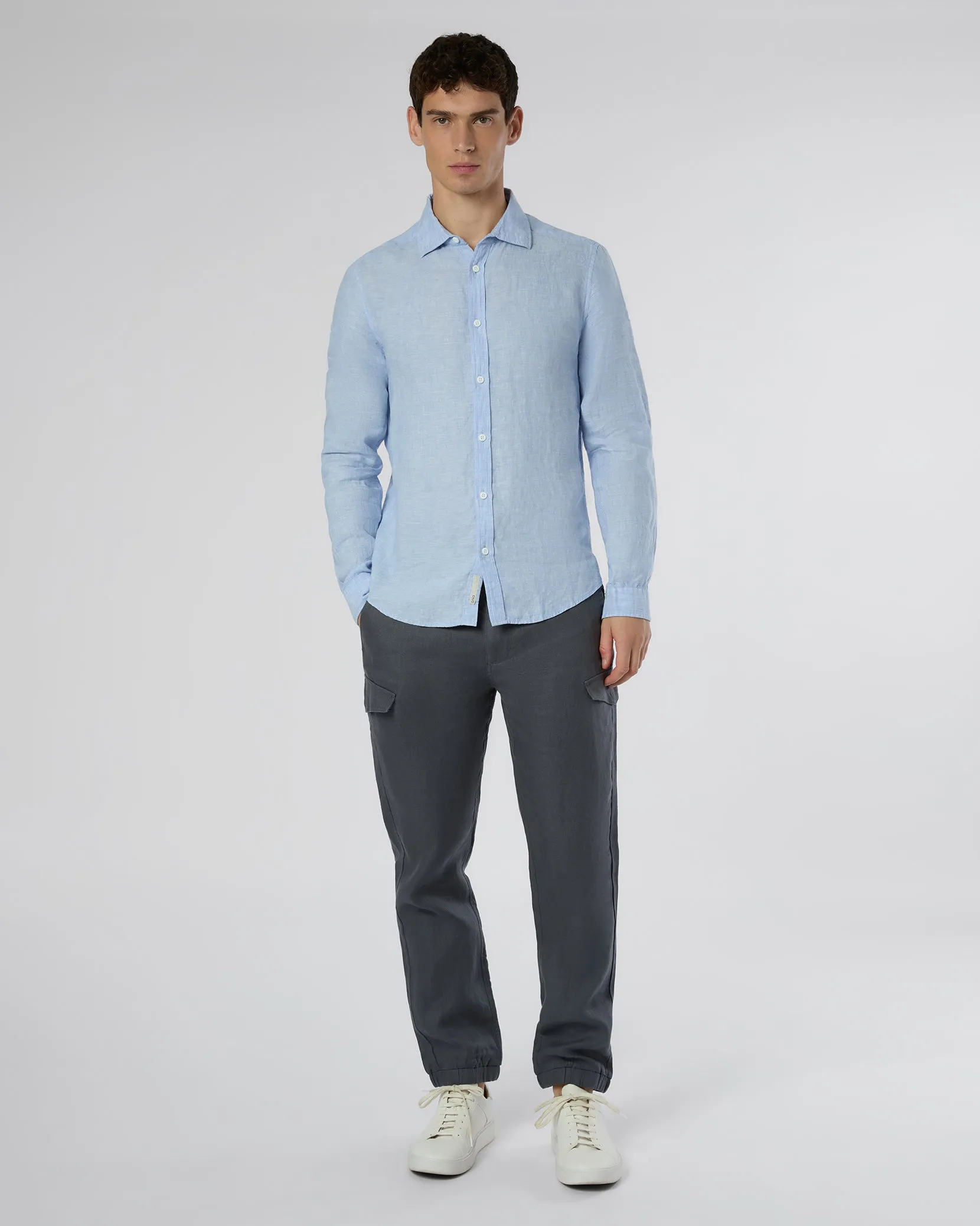 Linen Cargo Jogger