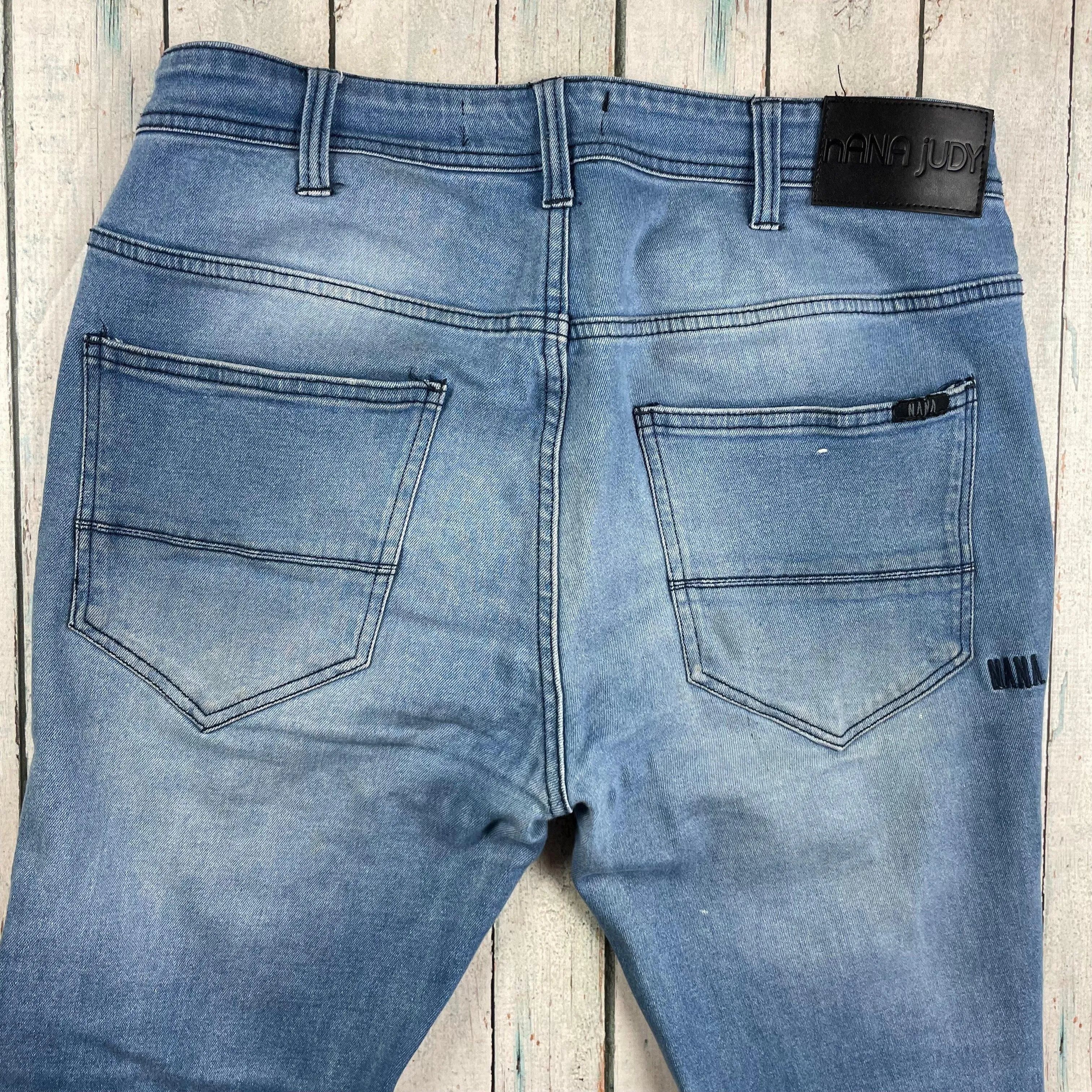 Nana Judy Mens 'The Signature' Original Low Rise Skinny Jeans -Size 32