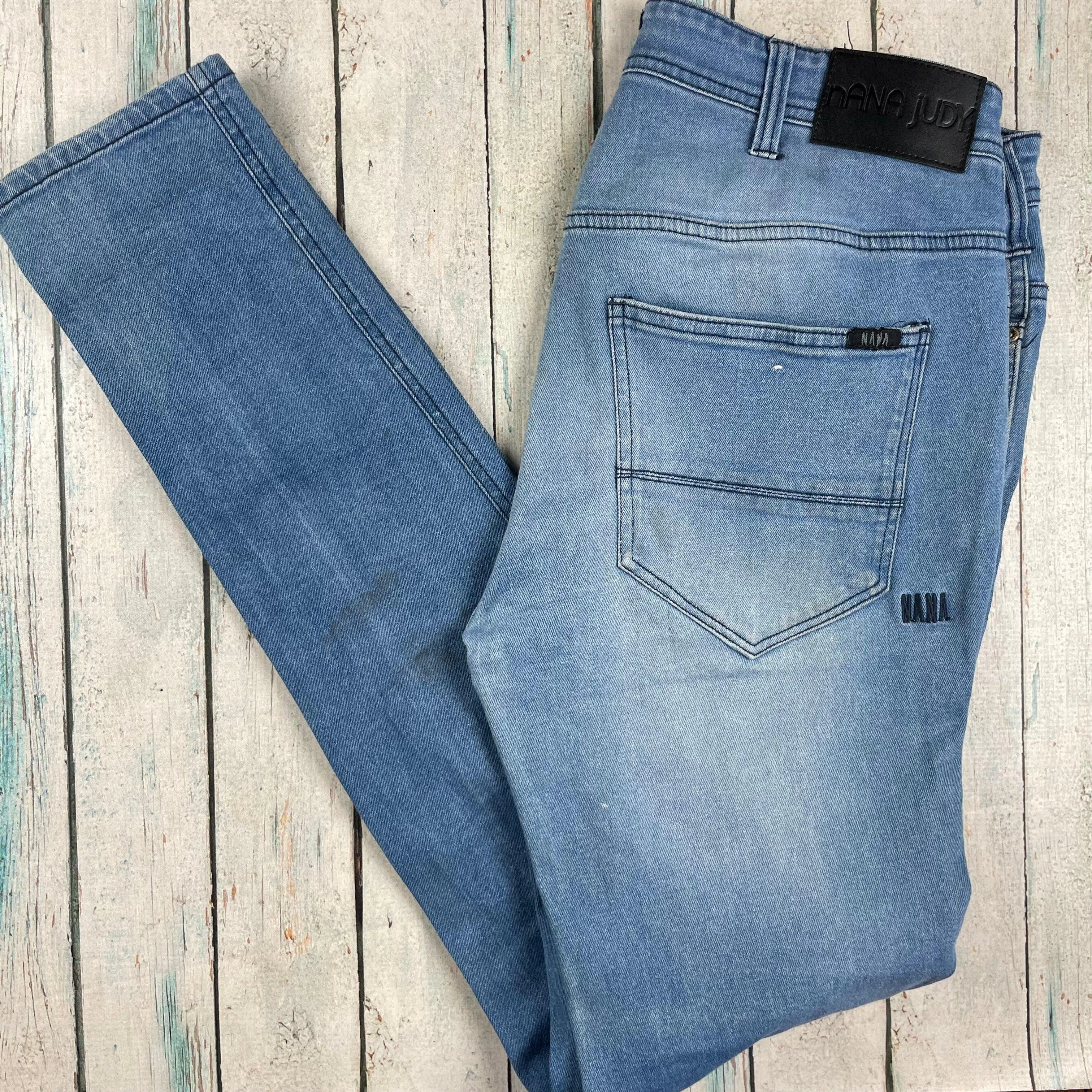 Nana Judy Mens 'The Signature' Original Low Rise Skinny Jeans -Size 32