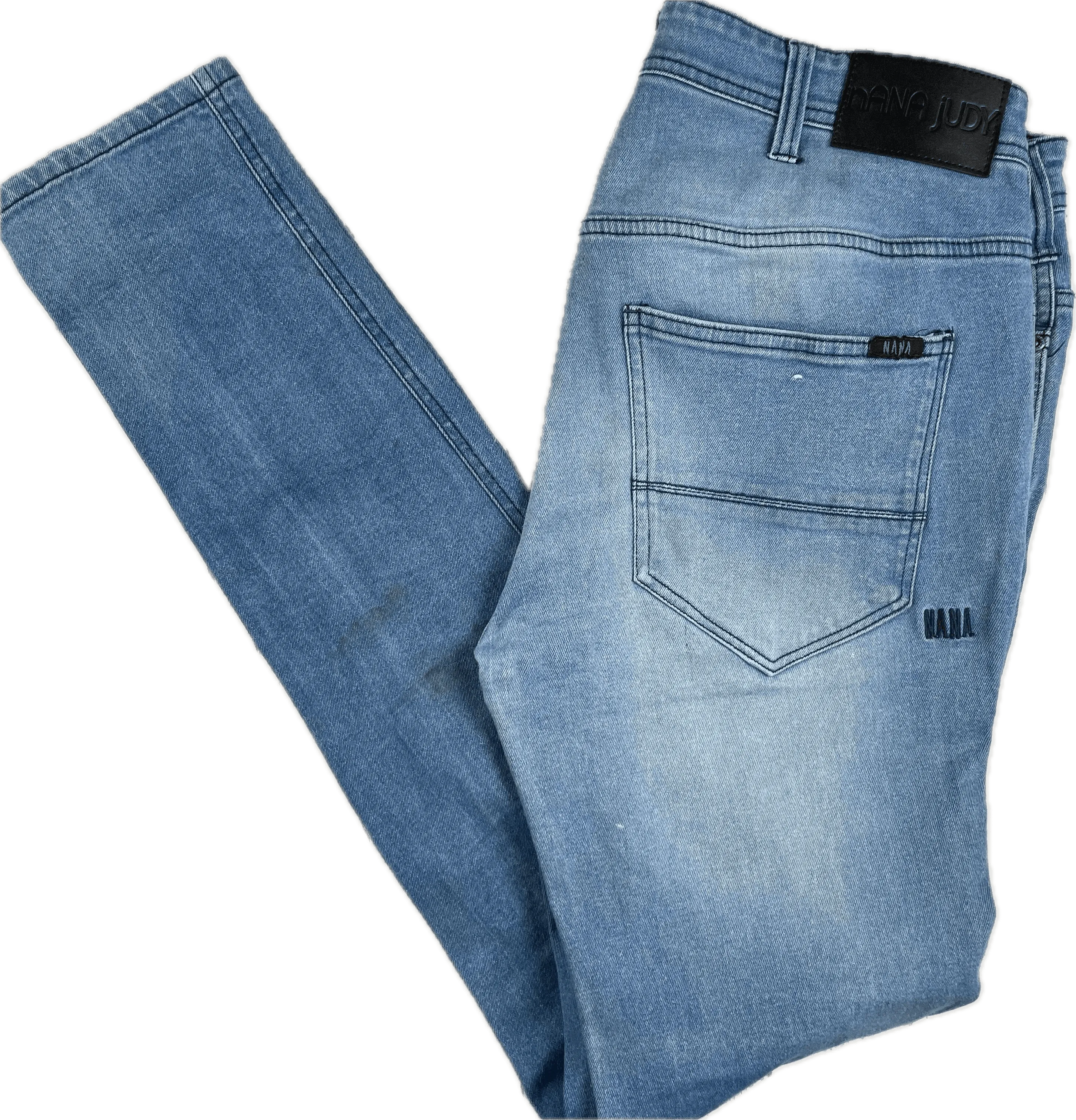 Nana Judy Mens 'The Signature' Original Low Rise Skinny Jeans -Size 32