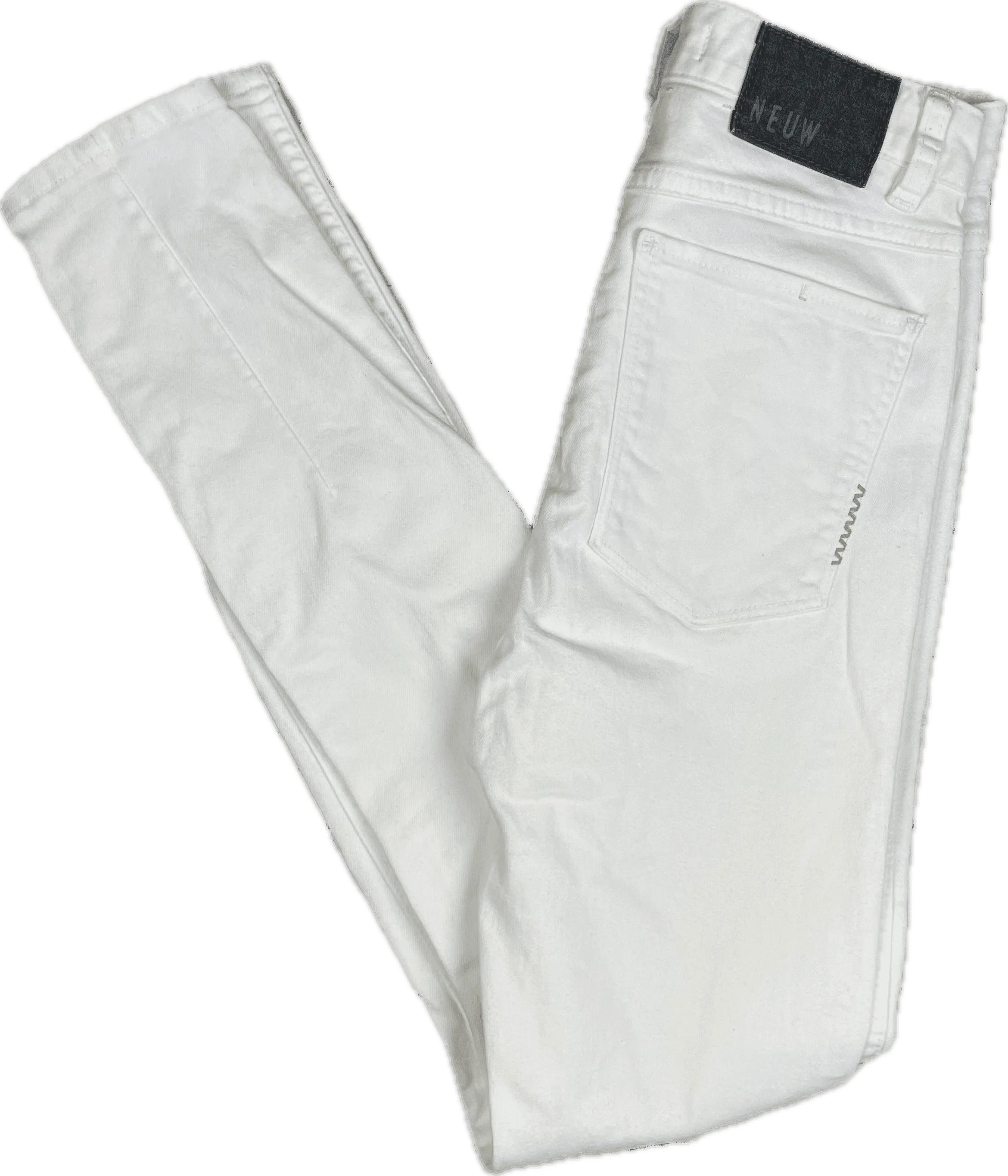 NEUW 'Marilyn' High Skinny White Stretch Jeans - Size 24 or 6 AU