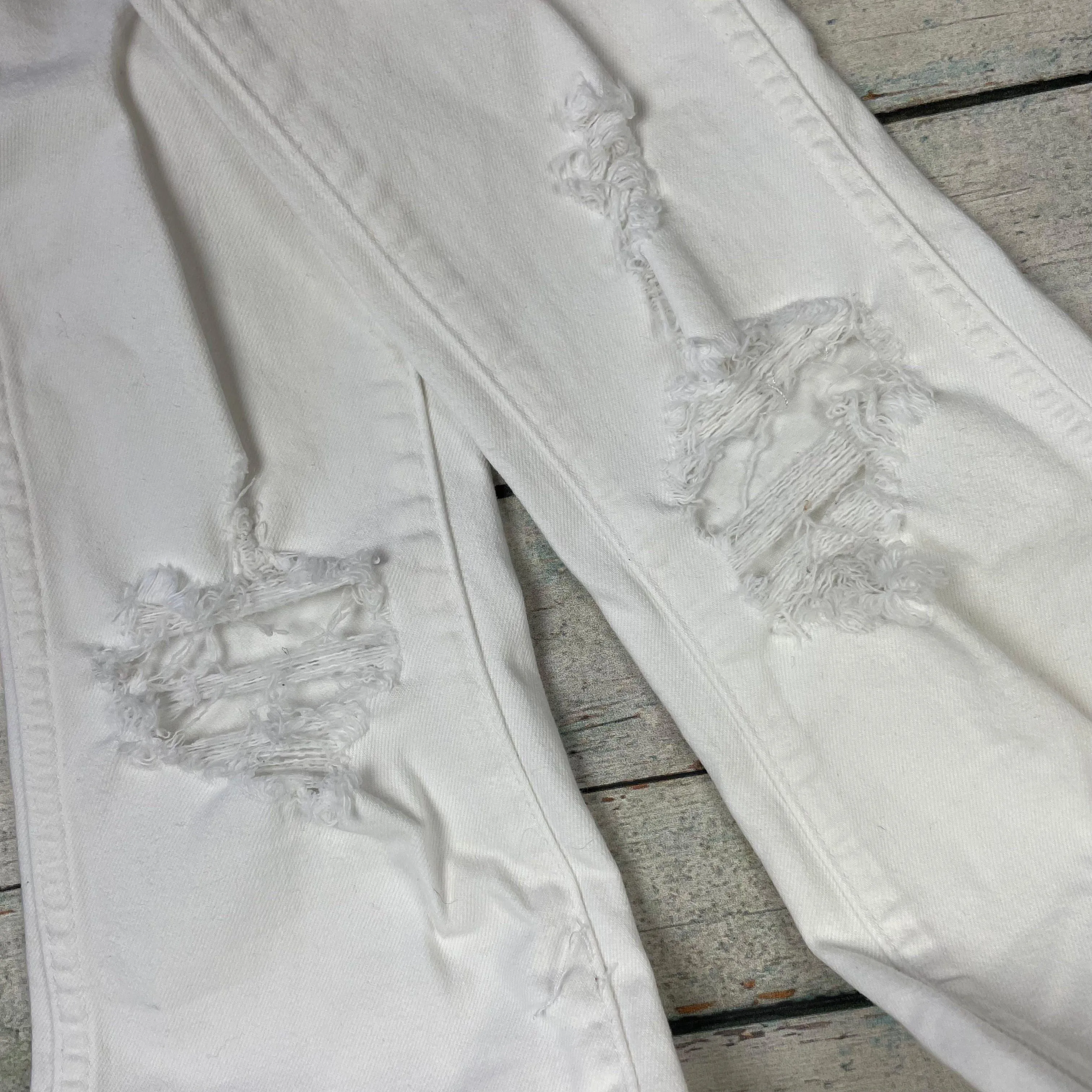 NEUW 'Marilyn' High Skinny White Stretch Jeans - Size 24 or 6 AU