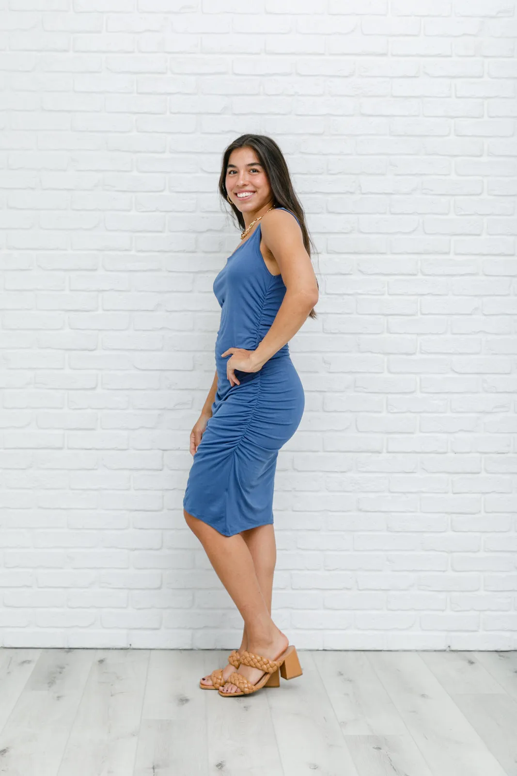 ONLINE EXCLUSIVE Blue Wrap Dress