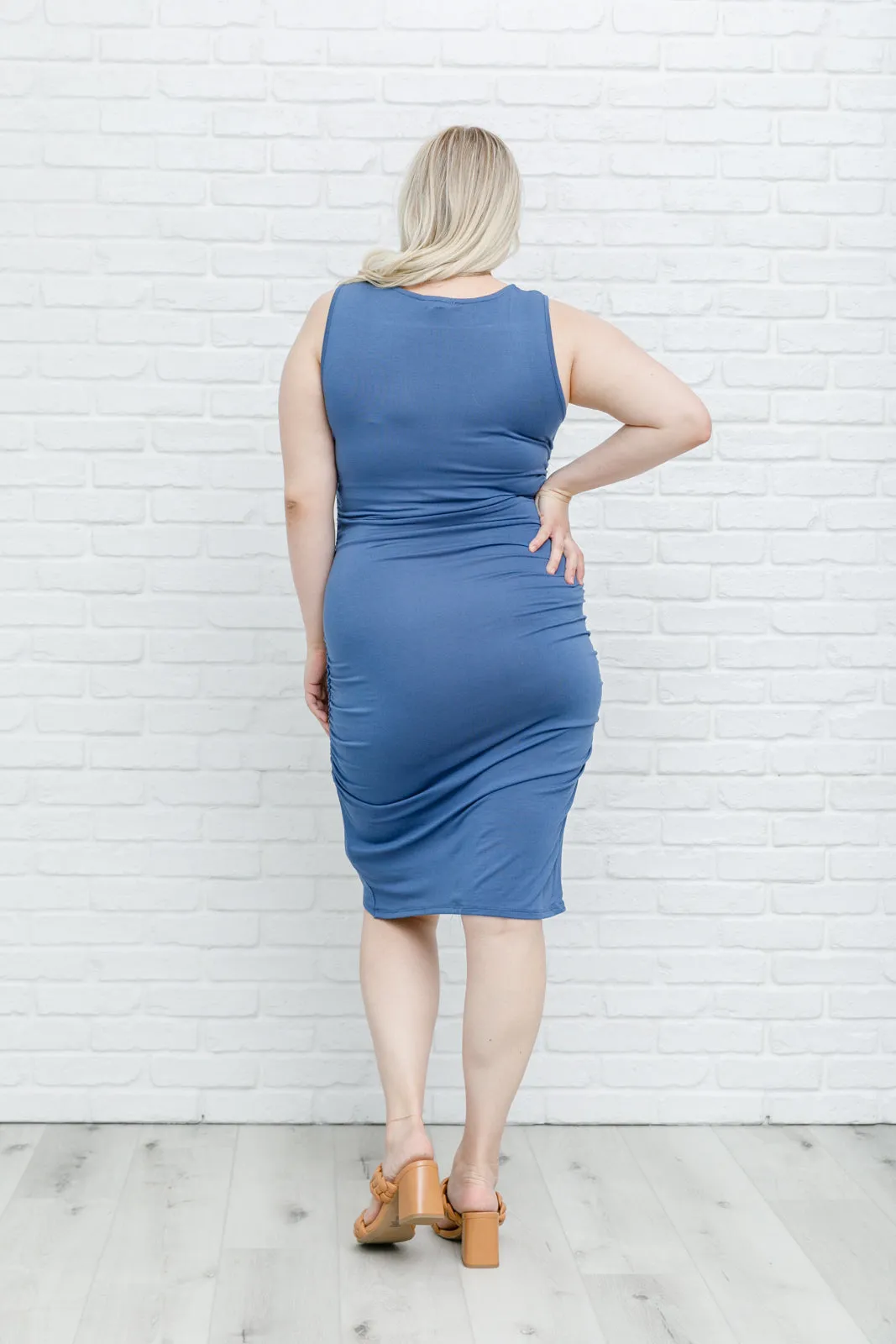 ONLINE EXCLUSIVE Blue Wrap Dress